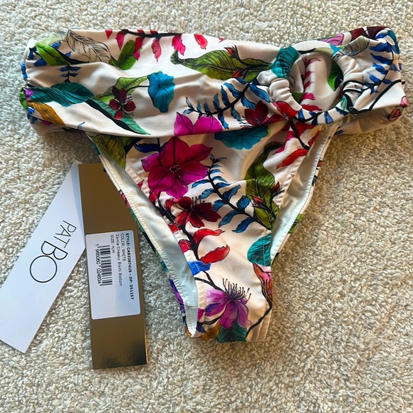 Hibiscus floral-print bikini briefs